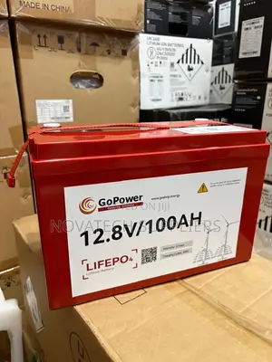 GoPower 12.8V 100Ah LiFePO4 Lithium Solar Battery