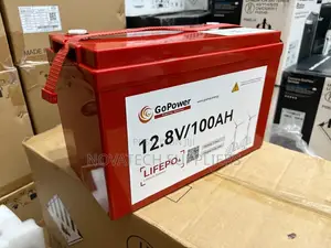 GoPower 12.8V 100Ah Lithium Iron Phosphate Battery Red Color
