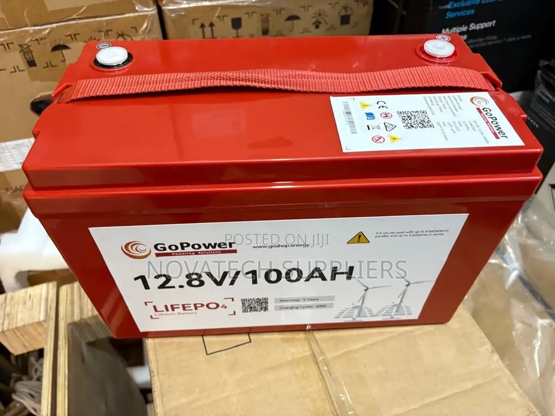 GoPower 1.28kWh LiFePO4 Solar Battery 100Ah – 5 Year Warranty