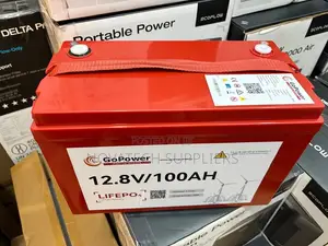 12.8V 100Ah GoPower LiFePO4 Battery for Off-Grid Solar Systems