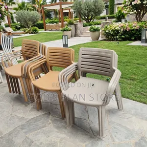 Cafe Slat Outdoor Black Plastic Chairs Plastic Chairs