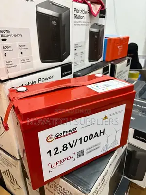 GoPower 100Ah Deep Cycle Lithium Solar Battery 12.8 Nominal Voltage