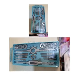 16-Piece Metric Tap and Die Set Used for Cutting and Repairing Screw