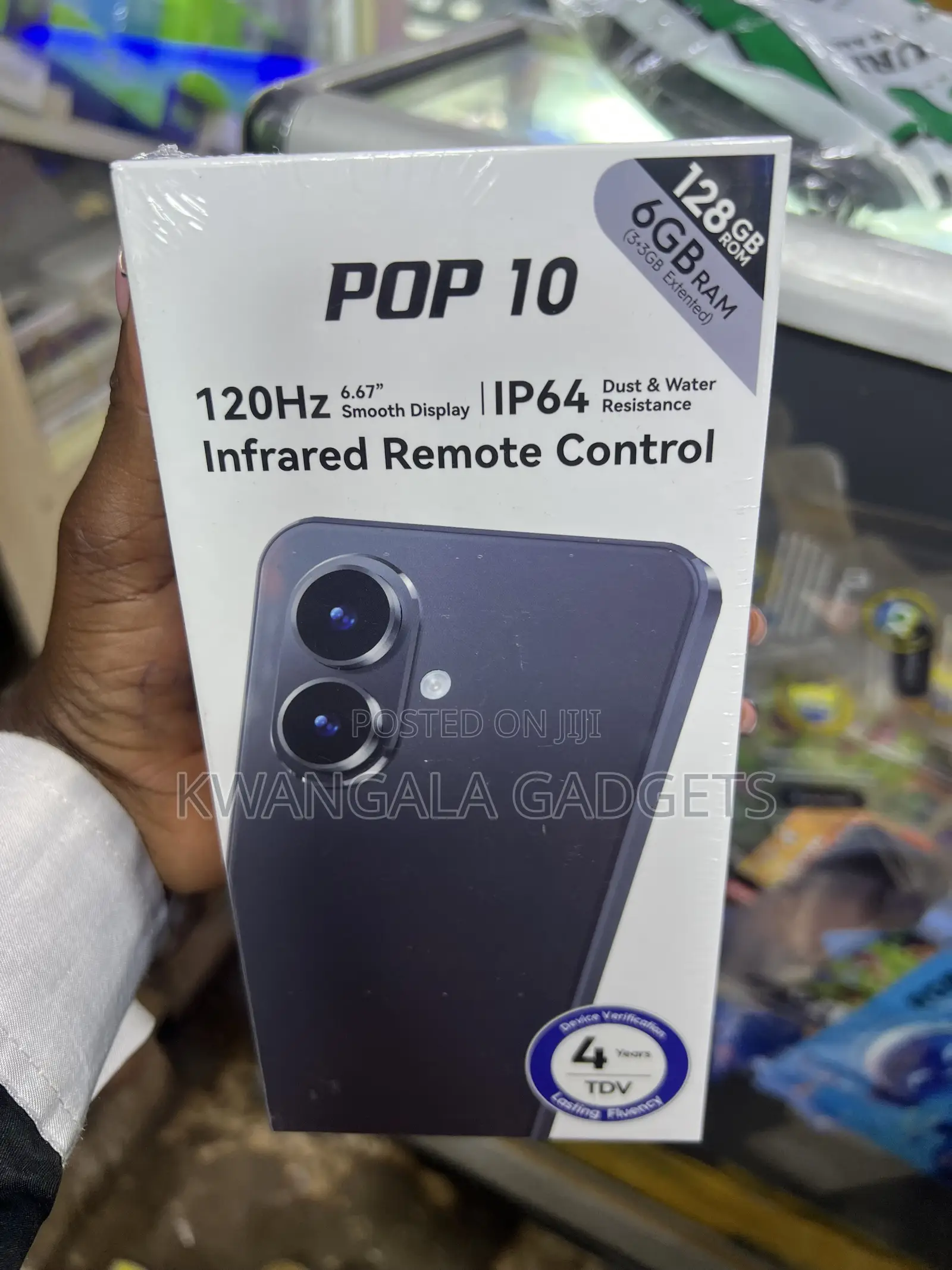 New Tecno Pop 10 128 GB Black