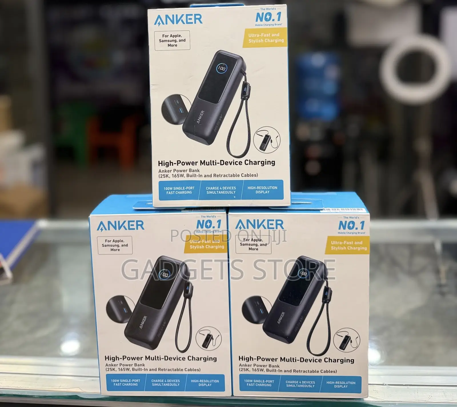 Anker Zolo Power Bank (25,000mAh, 165W),
