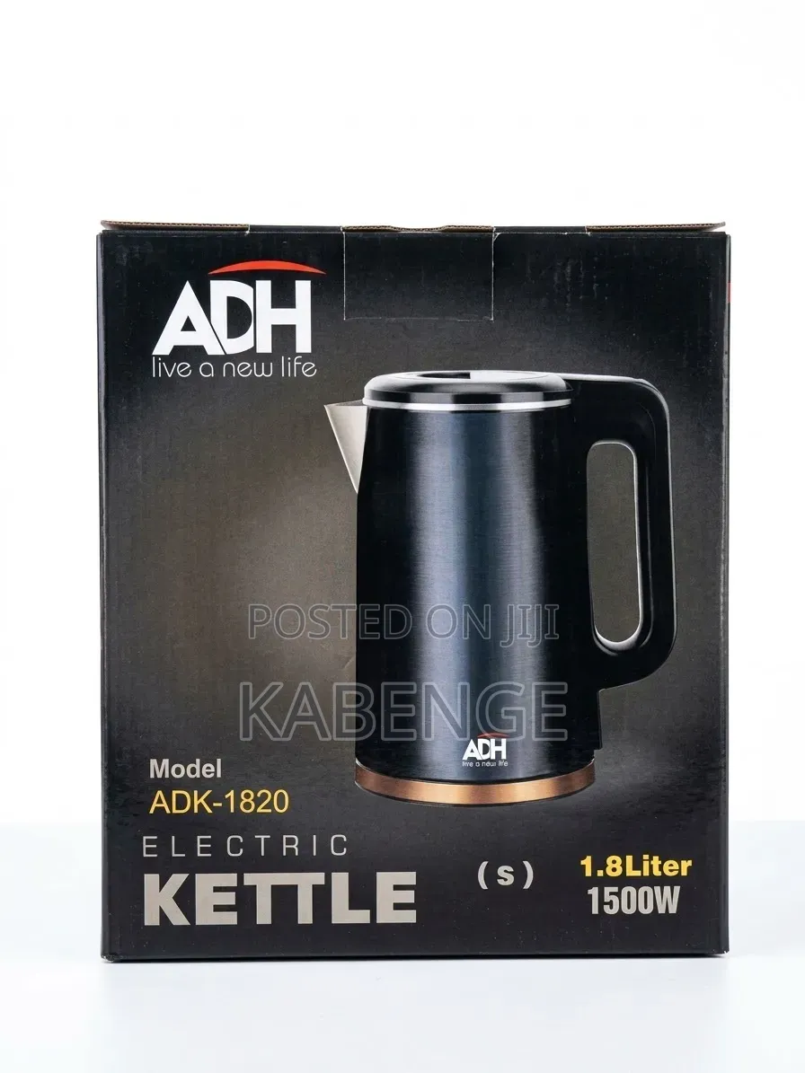 ADH ADK-1820 Stainless Steel Electric Kettle - 1.8L (1500W)