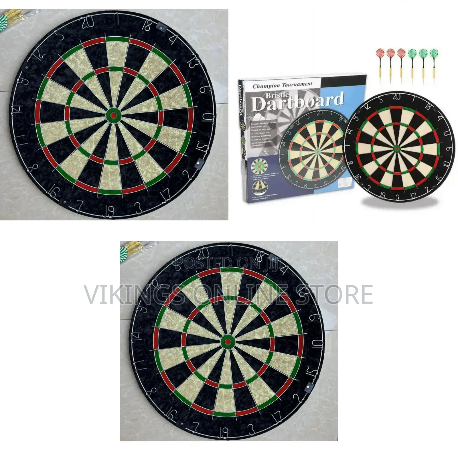 A Champion Tournament Bristle Dartboard