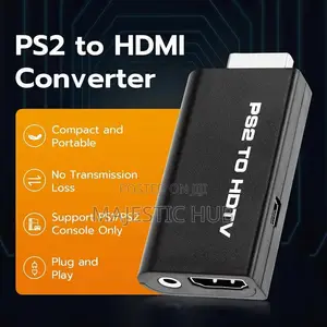PS2 to HDTV Converter – Full HD 1080P Adapter With 3.5mm Audio Output