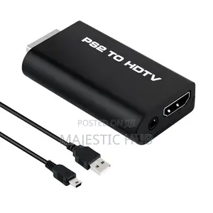 PS2 to HDTV Converter – Full HD 1080P Adapter With 3.5mm Audio Output