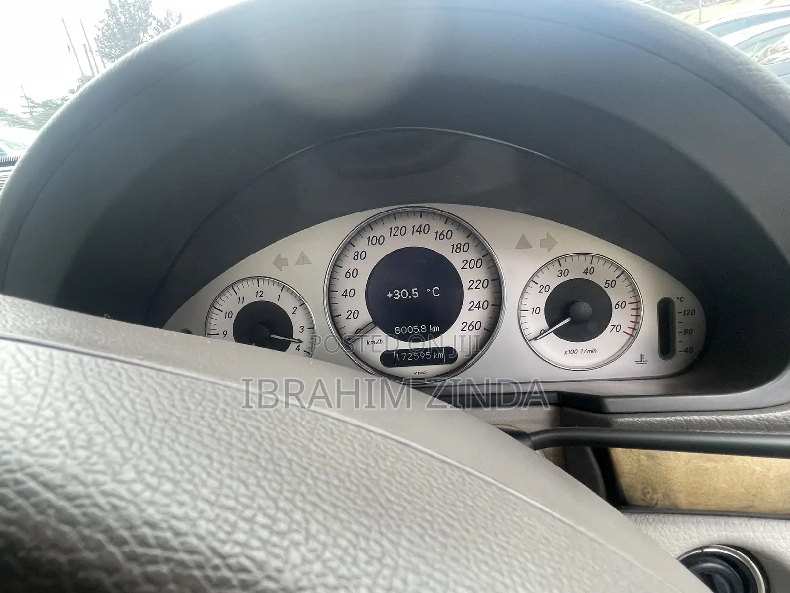 Mercedes-Benz E240 2008 Black