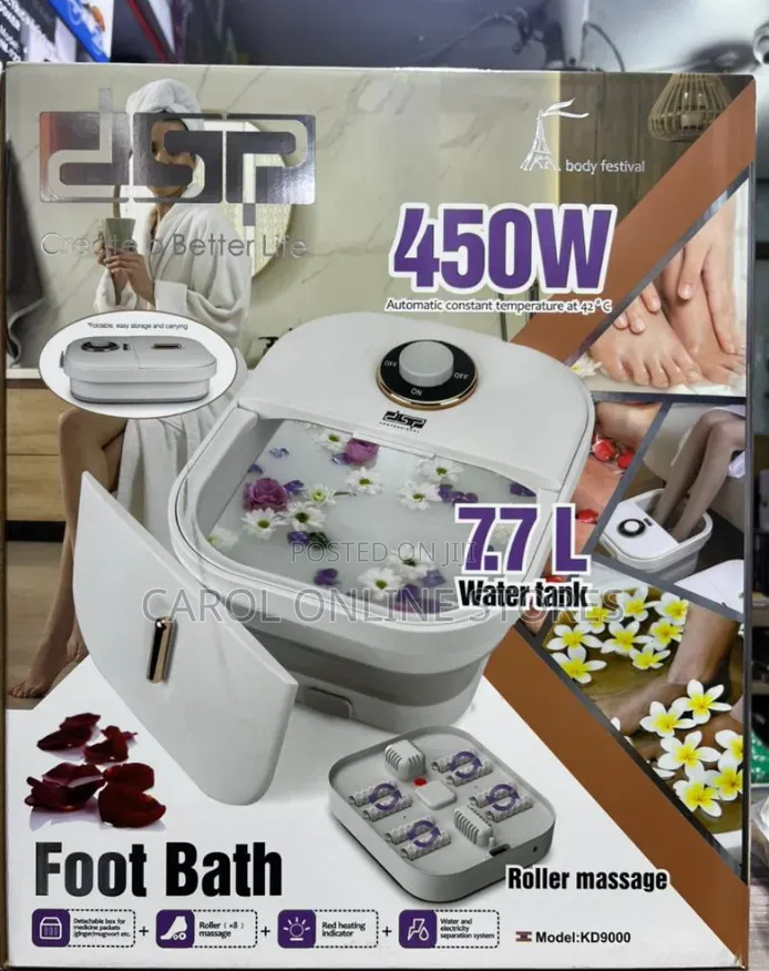 DSP 450W 7.7L Foldable Foot Bath