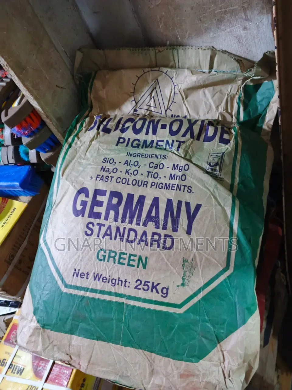 25kg Red, Black, Green, Yellow Oxide Germany Standard