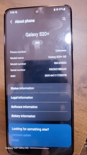 Samsung Galaxy S20+ 5G 128 GB Black