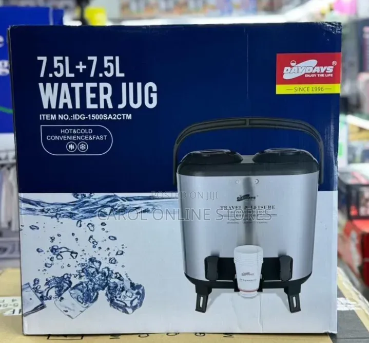 7.7l +7.7l DayDays Twin Hot and Cold Travel Flask/Jug