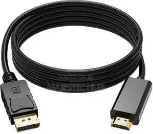 DP to HDTV Cable 1.8M Full HD 1080P Adapter forTV, Monitor Projector