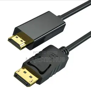 DP to HDTV Cable 1.8M Full HD 1080P Adapter forTV, Monitor Projector