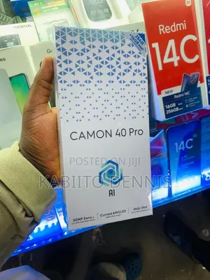 New Tecno Camon 40 Pro 5G 256 GB Black