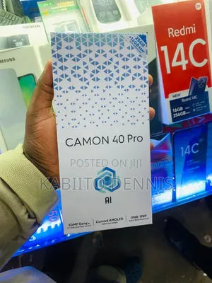 New Tecno Camon 40 Pro 5G 256 GB Black