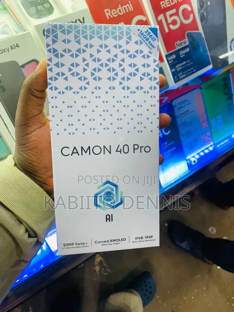 New Tecno Camon 40 Pro 5G 256 GB Gray