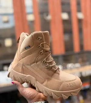 Original AS33 Desert Tan Tactical Hiking Boots – Men’s Combat
