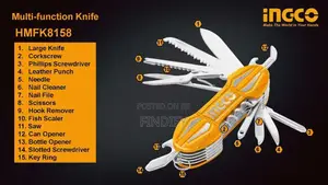 15 Function Multifunctional Pocket Knife INGCO