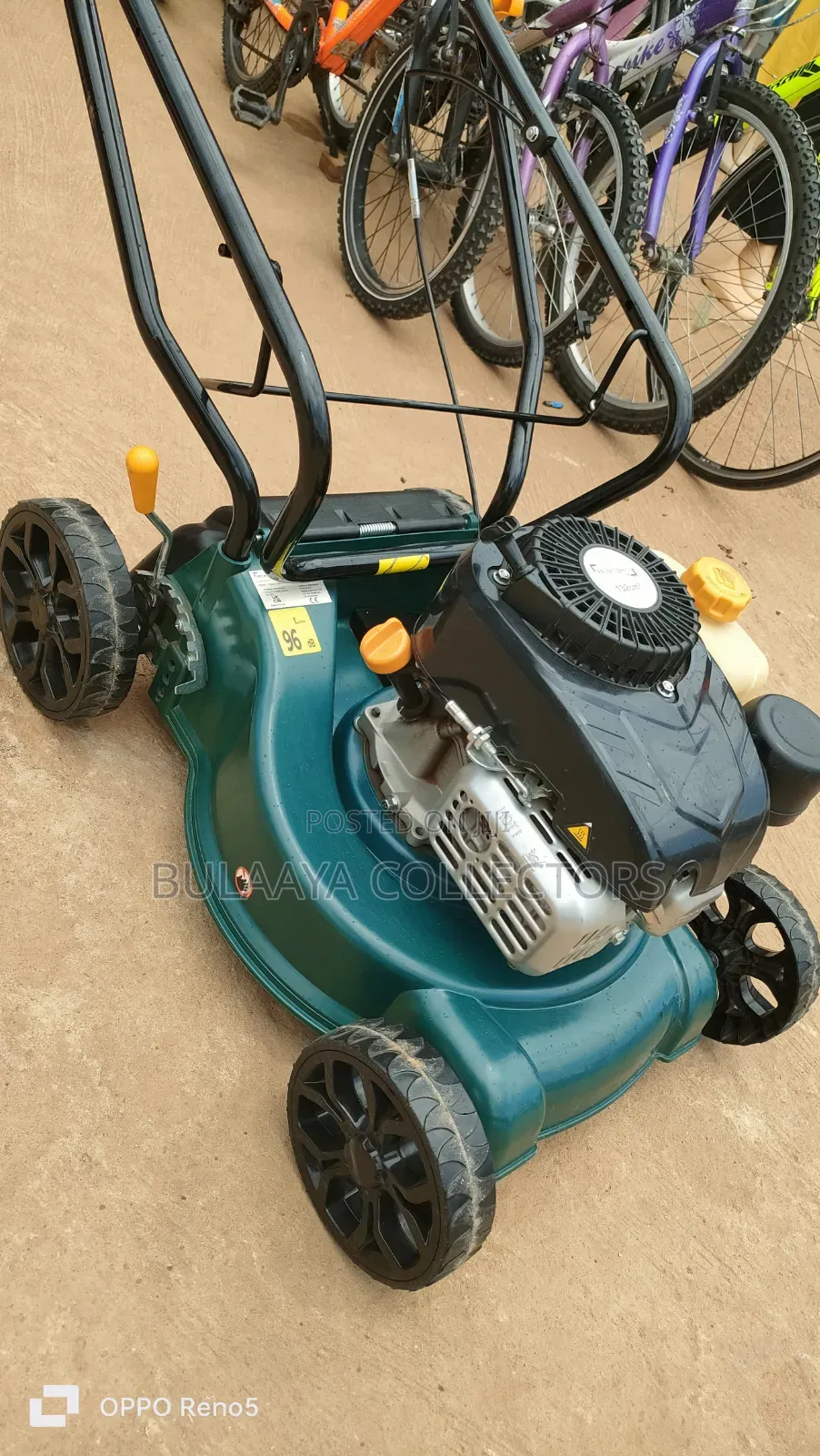 UK Kingfisher Petrol Push Rotary Lawnmower.