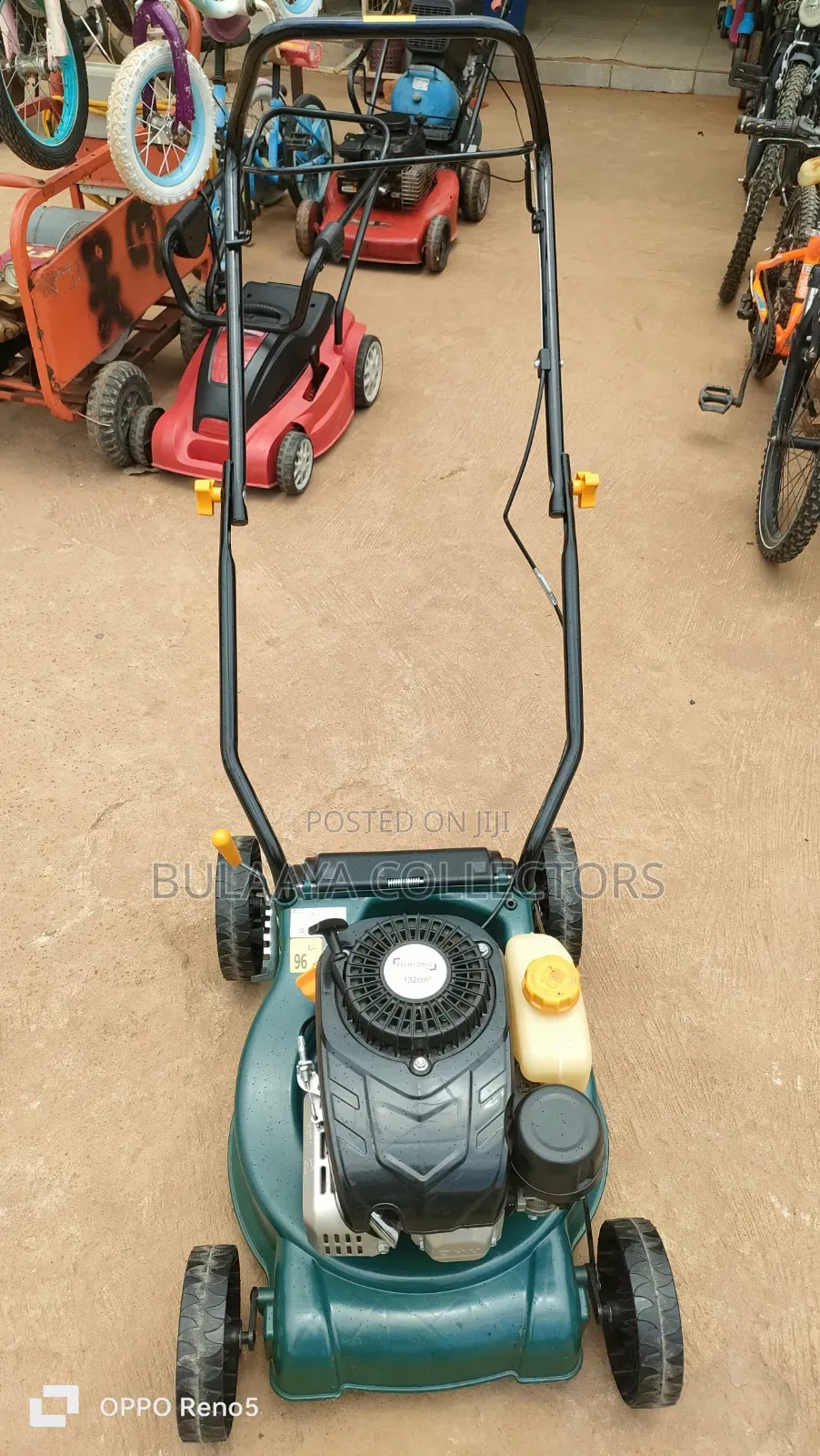 UK Kingfisher Petrol Push Rotary Lawnmower.