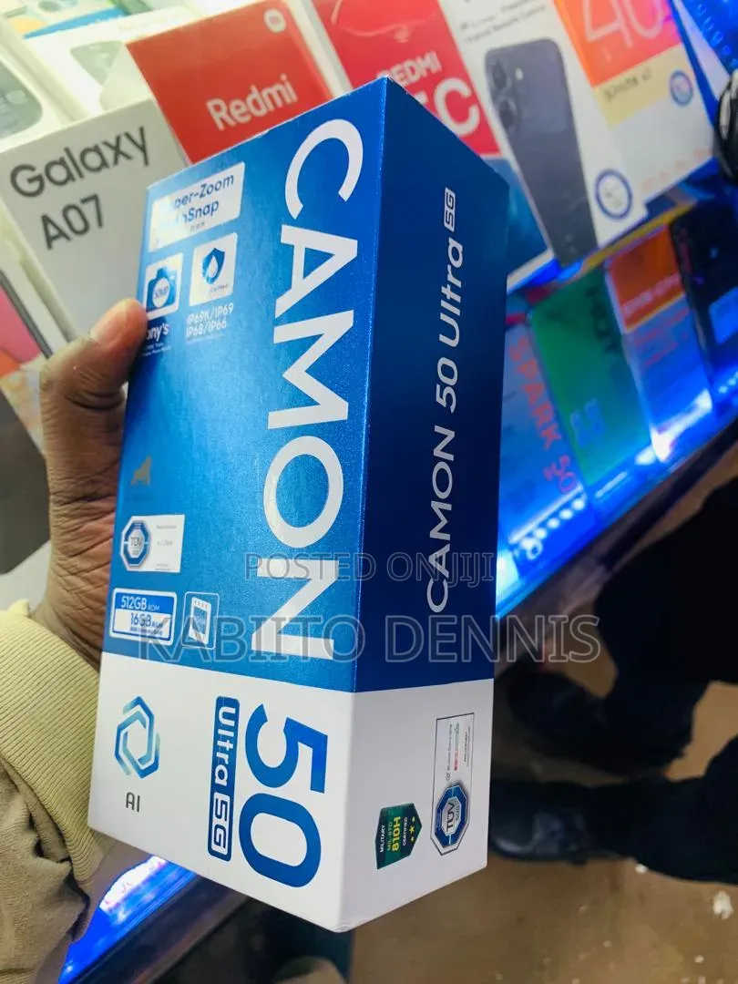 New Tecno Camon 50 Ultra 512 GB Black