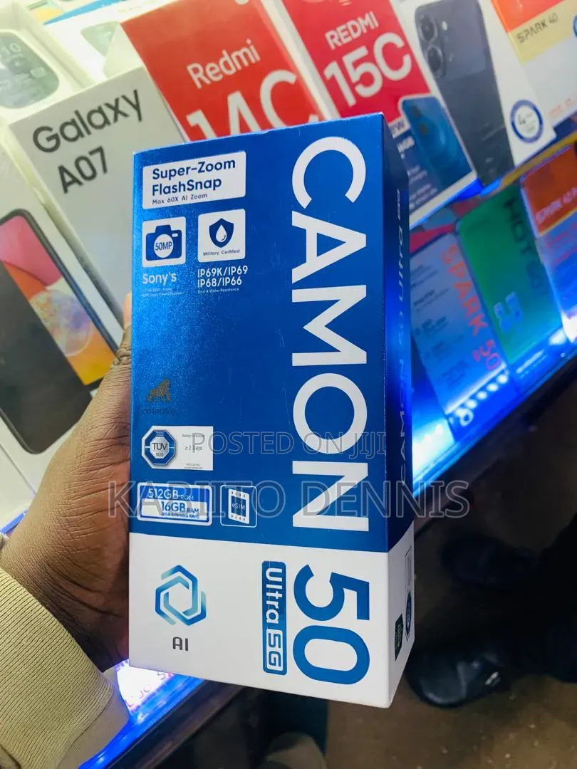 New Tecno Camon 50 Ultra 512 GB Black