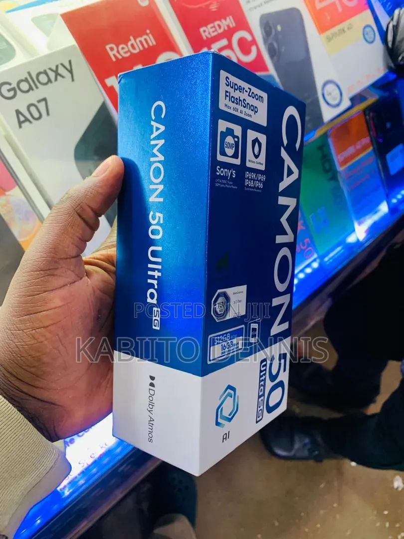 New Tecno Camon 50 Ultra 512 GB Black