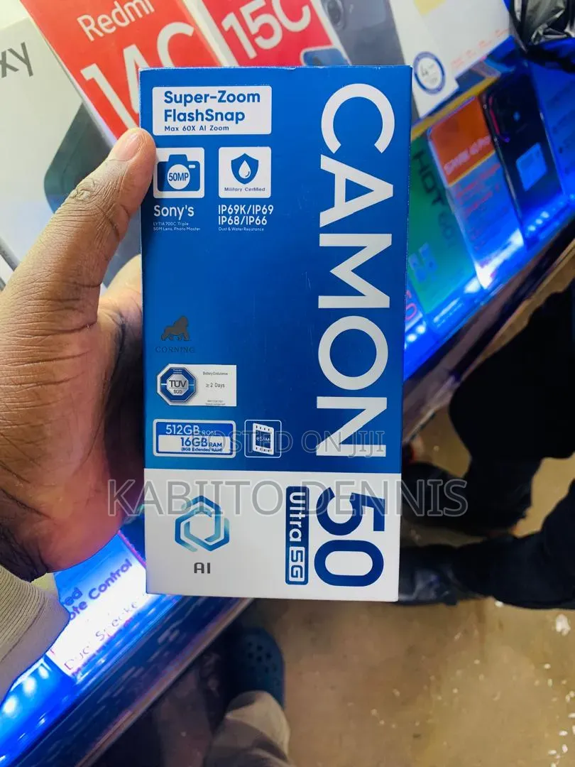 New Tecno Camon 50 Ultra 512 GB Gold