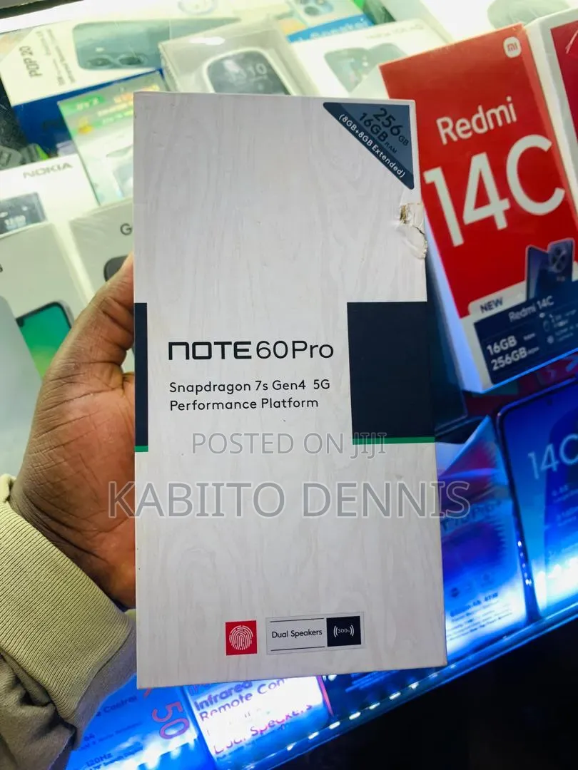 New Infinix Note 60 Pro 256 GB Black