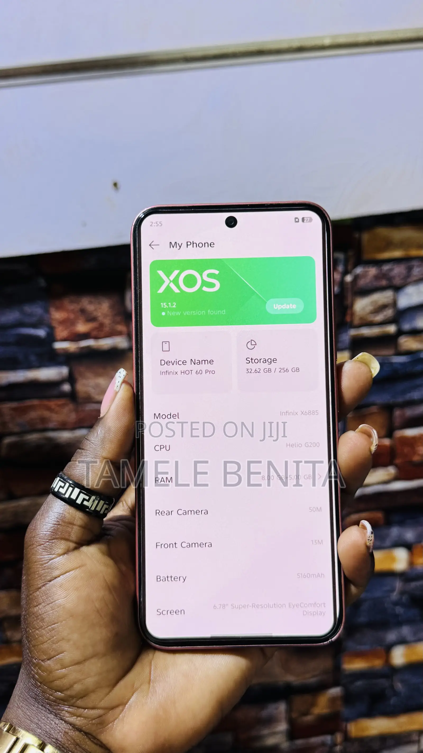Infinix Hot 60 Pro 256 GB Pink