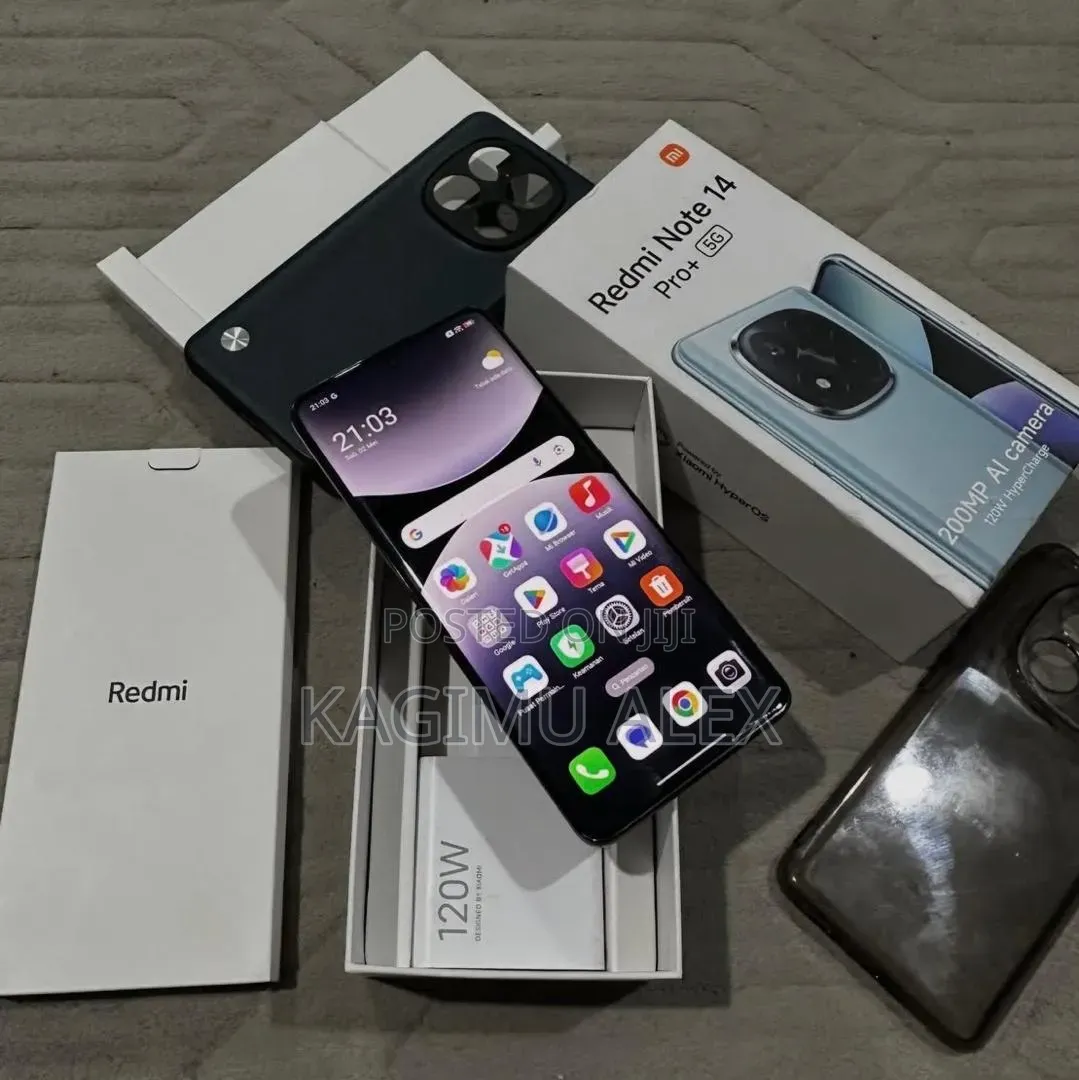 New Xiaomi Redmi Note 14 Pro+ 5G 256 GB Black