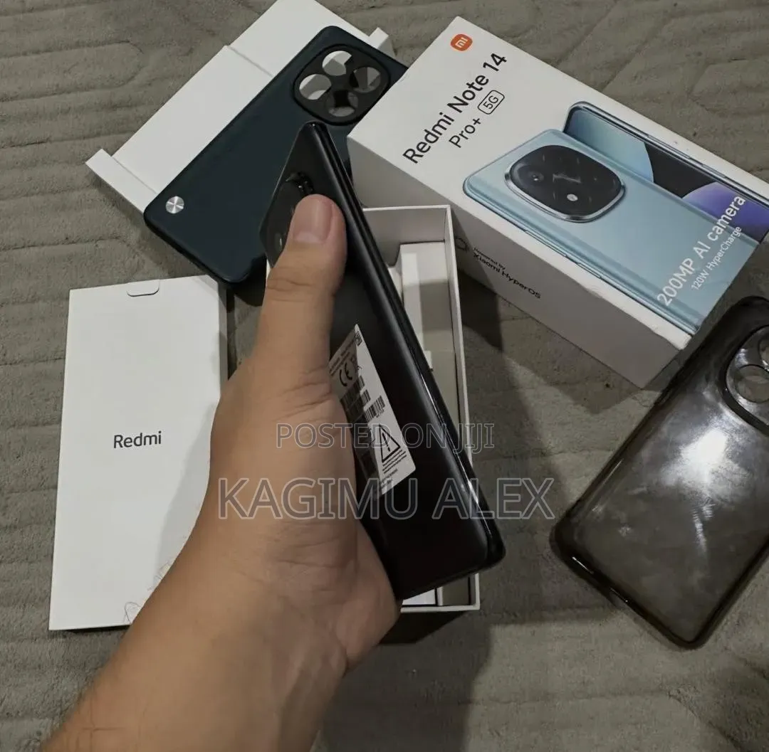 New Xiaomi Redmi Note 14 Pro+ 5G 256 GB Black