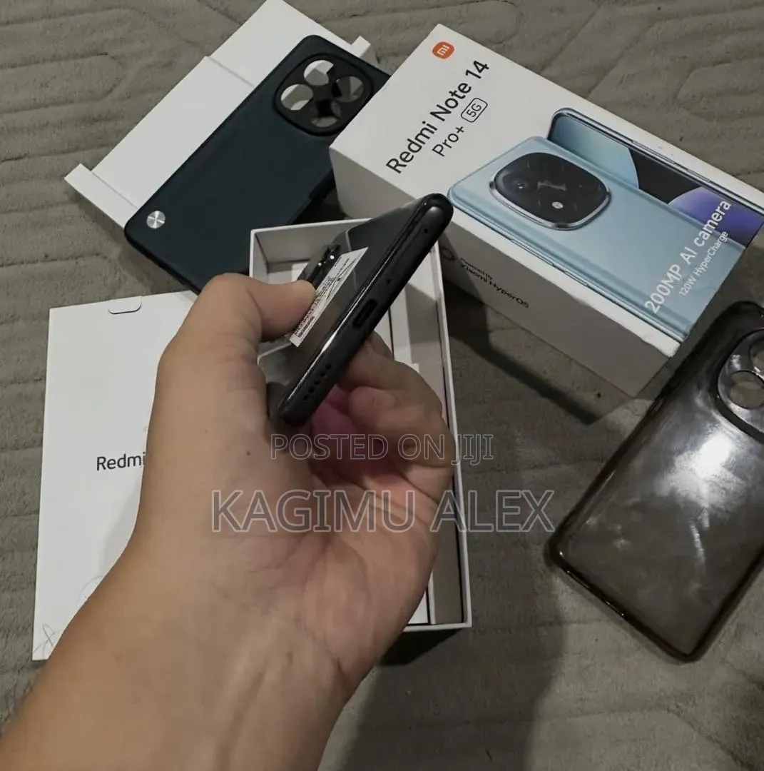 New Xiaomi Redmi Note 14 Pro+ 5G 256 GB Black