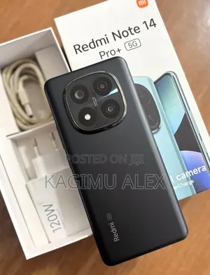 New Xiaomi Redmi Note 14 Pro+ 5G 256 GB Black