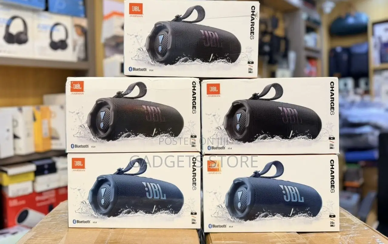 Charge 6 Portable Waterproof Bluetooth Speaker.