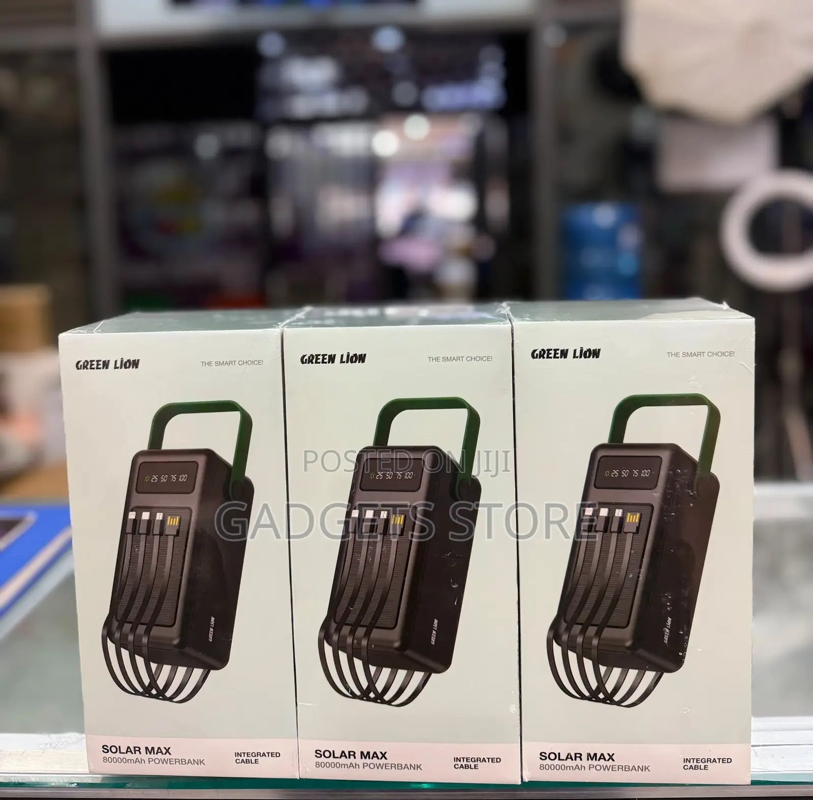Green Lion Solar Max 80000mAh Power Bank,