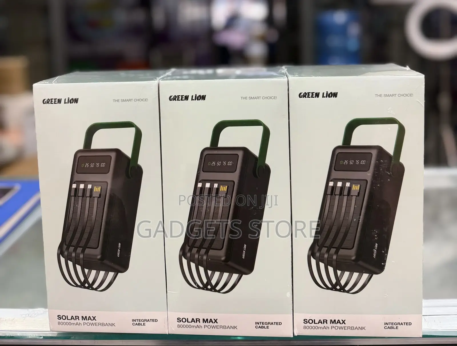 Green Lion Solar Max 80000mAh Power Bank,