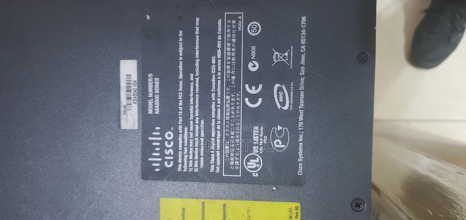 Cisco ASA 5540 Enterprise Firewall/Security Appliance - UGANDA