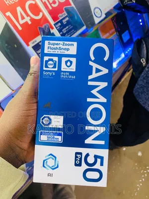 New Tecno Camon 50 Pro 256 GB Black