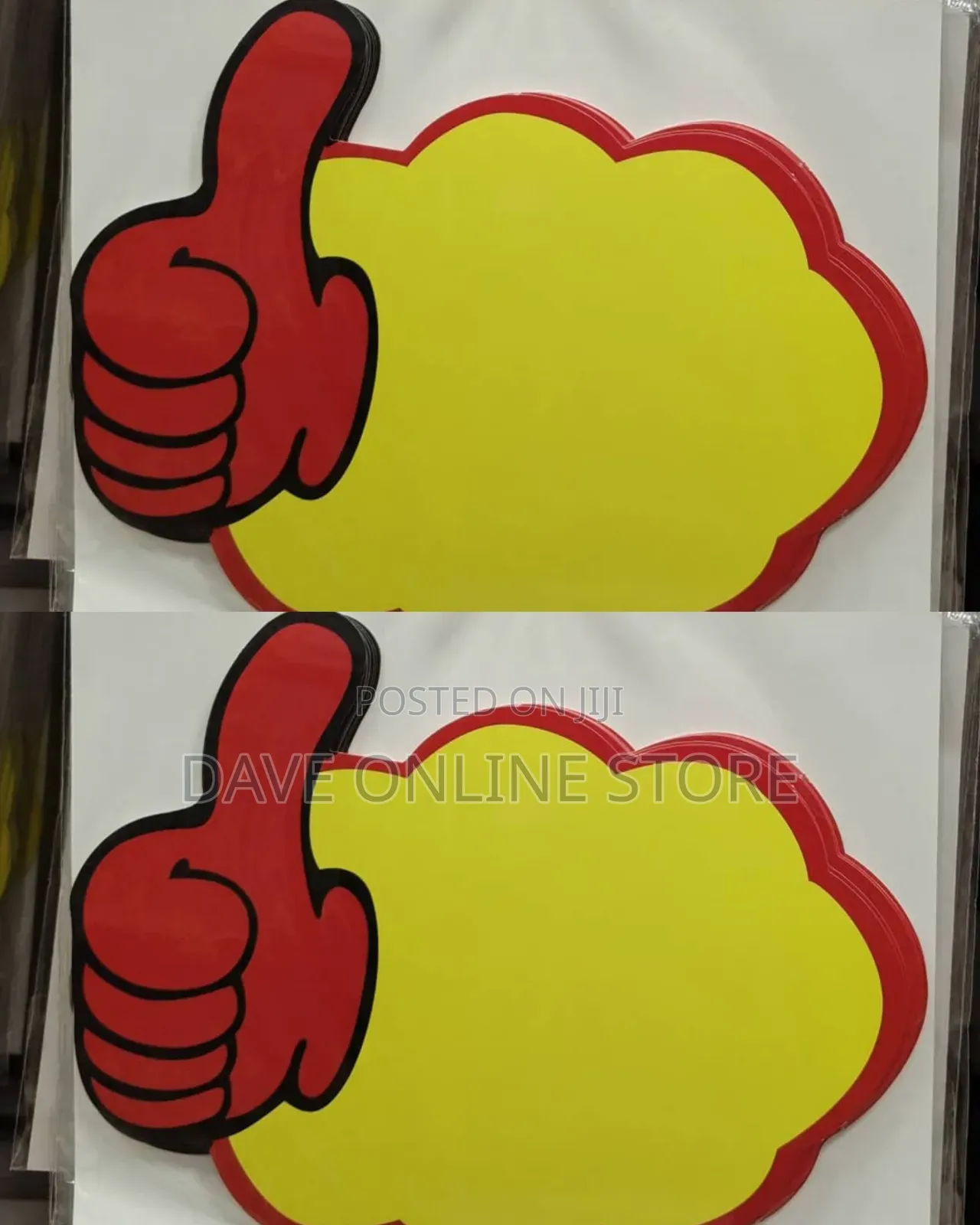 Yellow Burst Price Tag Card