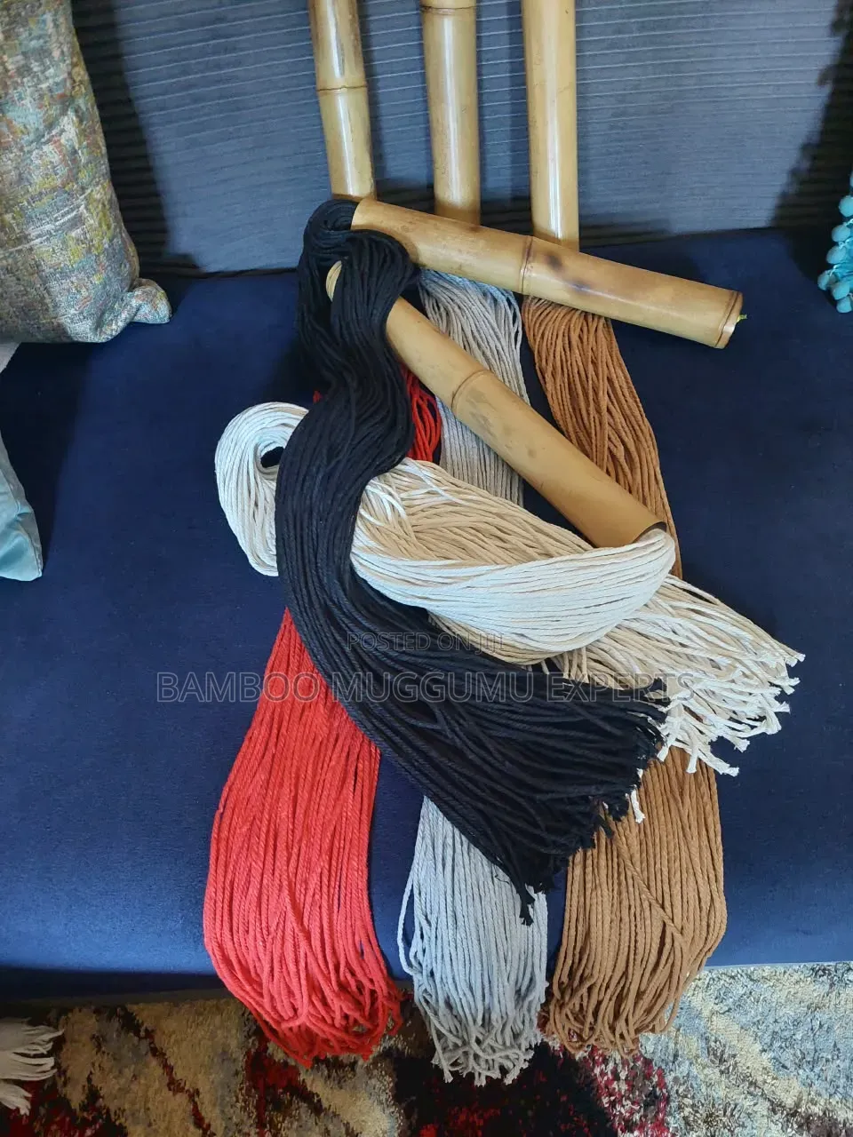 Bamboo Tessle Wall Hanging