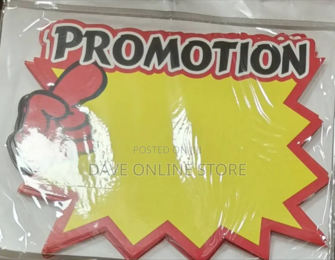 Starburst Retail Promotion Price Tags