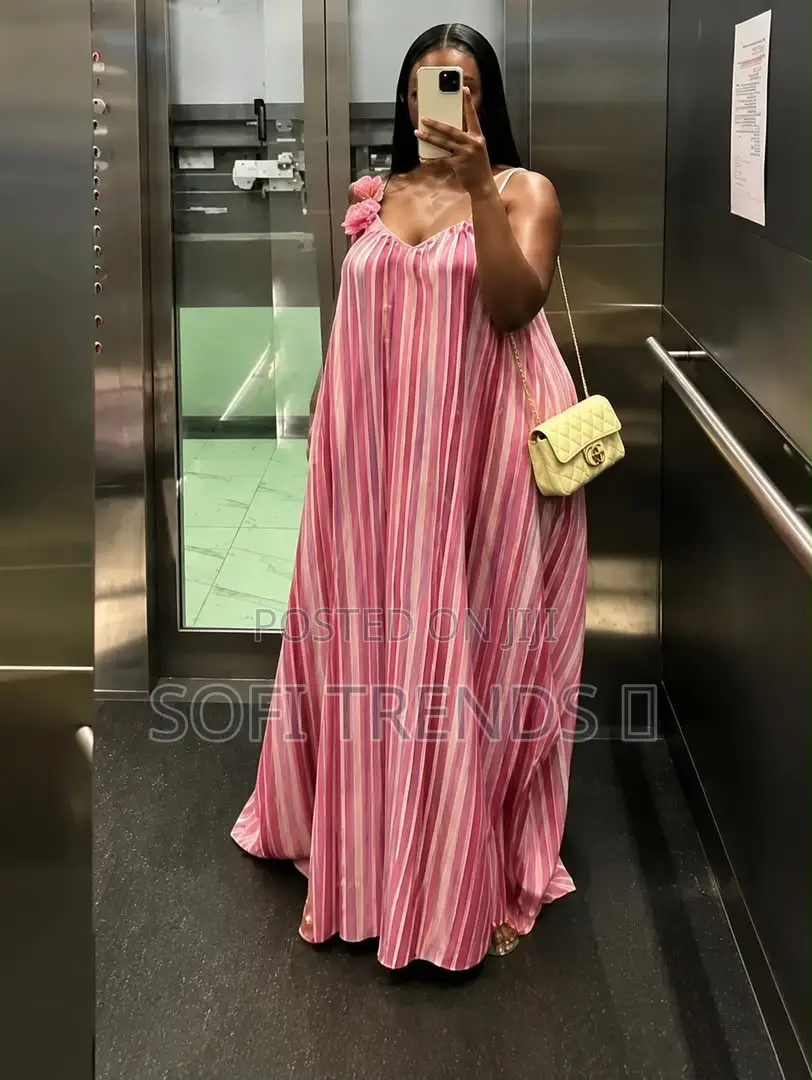 Ladies Stripped Free Dresses