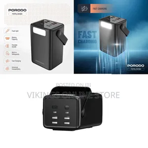 80,000mAh Power Bank With an Integrated LED Flashlight