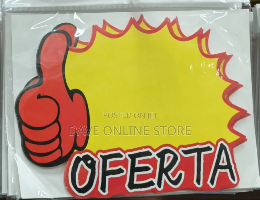 OFERTA" (Sale) Promotional Sign