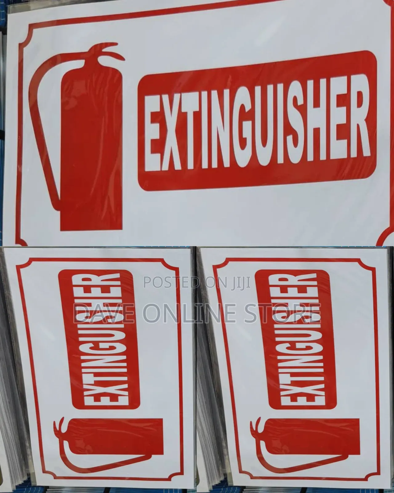 Fire Extinguisher Location Sign or Sticker