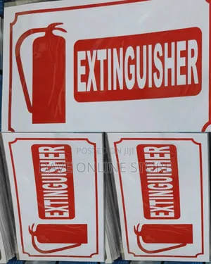 Fire Extinguisher Location Sign or Sticker